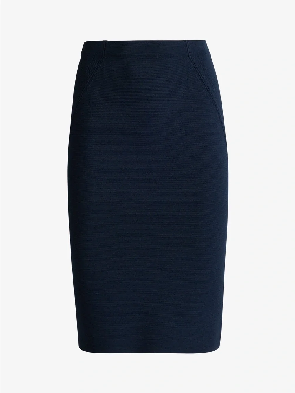 St John Basics Santana Knit Skirt Pencil Straight Black Classic  ~ Size 6